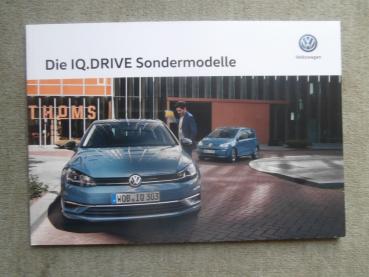 VW IQ Drive Sondermodelle up! Polo,Golf,T-Roc,Tiguan,Touran Katalog Dezember 2018