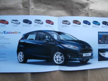 Ford Fiesta Celebration Prospekt April  2016 NEU