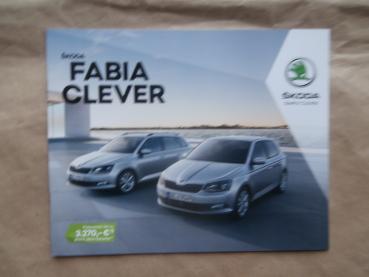 Skoda Fabia Clever 1.0L MPI TSI 1.4tDI 66kw 77kw +Preise November 2017
