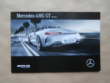 Mercedes Benz AMG GT Roadster C190 Prospekt November 2016 NEU