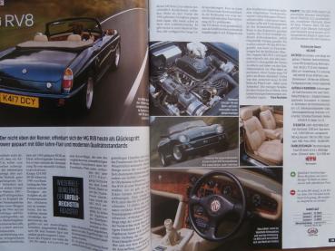 auto zeitung classiccars 9/2017 Vergleich Mustang vs. 944 S2 vs. Sierra Cosworth 4x4 vs. MG RV8 vs. 635CSi E24 vs. 350SE W116,
