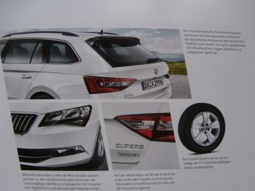 Skoda Superb Greenline Prospekt Januar 2016 +Preisliste