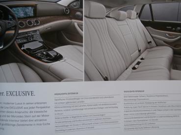 Mercedes Benz E-Klasse Limousine & T-Modell BR213 +All-Terrain E200d-E350d,E200-E400 4Matic,E43 AMG E63 +S,E350e