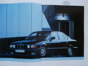 BMW 520i 525i 525iX 535i E34 Limousine September 1991 Prospekt