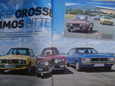 auto zeitung classiccars 9/2017 Vergleich Mustang vs. 944 S2 vs. Sierra Cosworth 4x4 vs. MG RV8 vs. 635CSi E24 vs. 350SE W116,
