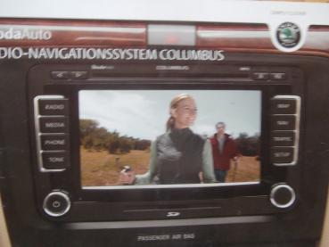 Skoda Radio-Navigationssystem Columbus Handbuch November 2008