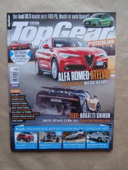 Top Gear 5-6/2017 Opel Diplomat V8 Coupé,Land Rover Discovery,Alfa Stelvio,Civic 1.5 VTEC Turbo,Kia Rio,Audi RS3 Limousine