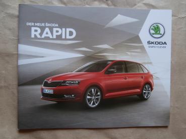 Skoda Rapid (Typ NH) Benziner Diesel Prospekt Mai 2017