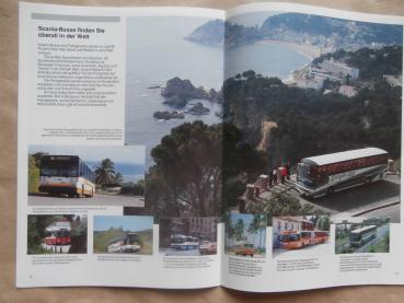 Scania Bussar Prospekt 1986 Broschüre