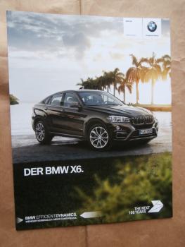 BMW X6 F16 xDrive35i 50i 30d 40d M50d +M Sportpaket +M Performance +Individual März 2016