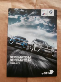 BMW X5 M F85 X6 M F86 April 2016 NEU