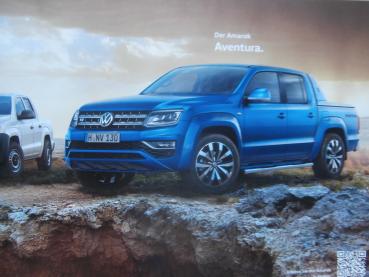 VW Amarok +Canyon +Dark Label +Highline +Aventura Prospekt Januar 2018