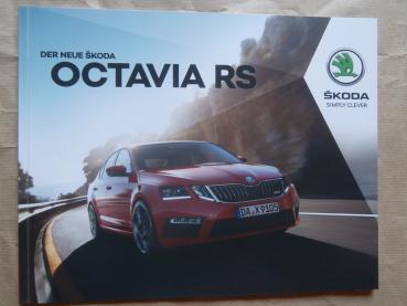 Skoda Octavia RS Typ 5E Prospekt Mai 2017 NEU