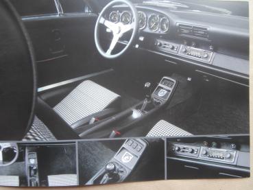PS Automobile Porsche 911 Classic E-Modell 70/71 Prospekt Querformat Deutsch