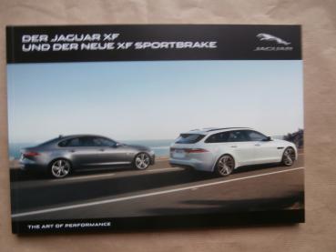 Jaguar XF & Sportbrake X260 Prospekt 2017 NEU