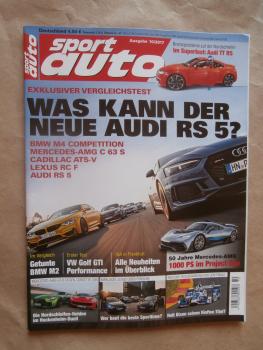 sport auto 10/2017 Audi TT RS,Audi RS5 vs. M4 Competition vs. AMG C63S vs. Cadillac ATS-V vs. Lexus  RC F,VW Golf GTI