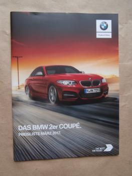 BMW 218i 220i 230i 218d 220d 225d +xDrive M240i F22 Coupé März 2017