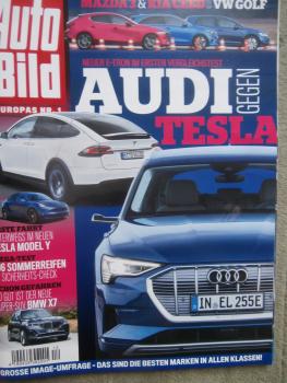Auto Bild 12/2019 BMW X7 xDrive40i,e-tron vs. Tesla Model X,Aiways U5,DS3 Crossback,Mazd3 Skyactiv-G 2.0 vs. Kia Céed