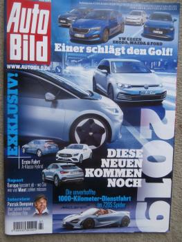 Auto Bild 27/2019 Audi SQ8 TDI, Honda e,GLE 450 vs. VW Touareg V6 TSI,Gebrauhter Dacia Logan MCV,