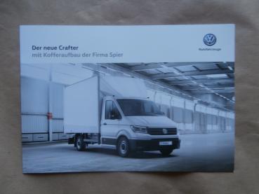 VW Crafter mit Kofferaufbau der Firma Spier September 2017