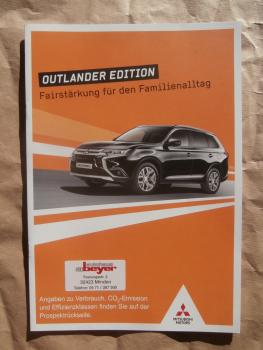 Mitsubishi Outlander Editio Februar 2018 Katalog