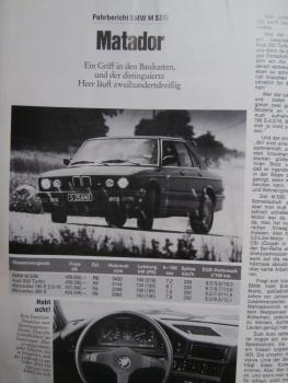 auto revue 11/1985 Fiat Uno Dauertest,Mazda 323 GTX,Sierra 4x4,M535i E28,Mazda RX-7 Cabrio