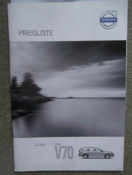 Volvo V70 T4 T5 T6 AWD D2 D3 D4 +AWD D5 +AWD Preisliste April 2014 +Black Edition