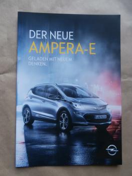 Opel Ampera-E Prospekt Januar 2017 A3 Format Rarität NEU