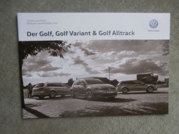 VW Golf VII & Variant & Alltrack Preisliste Modelljahr 2019