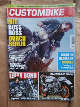 Custombike 5/2014 Suzuki Intruder, Harley Davidson Street 750, Honda CB 750 Four, Triumph America 865,