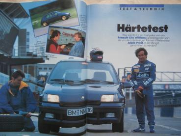 rallye racing 7/1993 Renault Clio Williams,Citroen ZX 16V vs. Astra GSi 16V, 911 Carrera RS 3.8,Mille Miglia