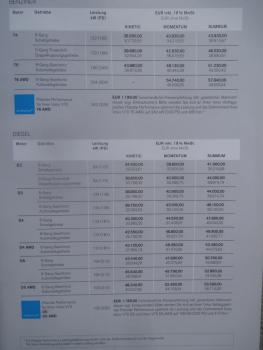 Volvo V70 T4 T5 T6 AWD D2 D3 D4 +AWD D5 +AWD Preisliste April 2014 +Black Edition