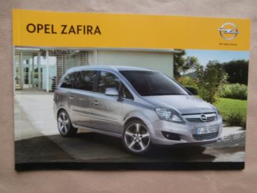 Opel Zafira C Benzin Diesel Prospekt +Preisliste Dezember 2013 NEU