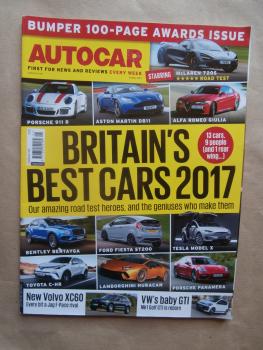 Autocar 5/2017 Volvo XC60, Hyundai Ioniq PHEV,Vauxhall Crossland X,McLaren 720S,