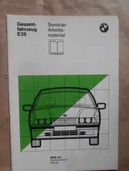 BMW Arbeitsmaterial Gesamtfahrzeug 3er Reihe E36 M40 M50 Getriebe 5HP 18 im Juli 1990