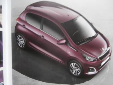 Peugeot 108 3-türer 5-türer VTi72 53kw Katalog Mai 2018+Preisliste