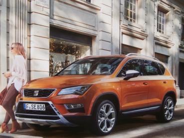 Seat Ateca +Farben/Polster +Zubehör Dezember 2016 NEU