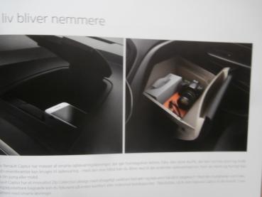 Renault Captur ny Prospekt August 2017 Dänische Ausgabe