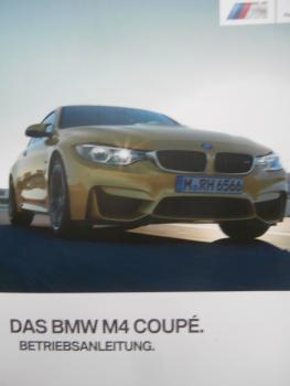 BMW M4 Coupé +Clubsport (CS) F82 Handbuch Bordbuch Juni 2017