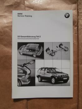 BMW X5 E53 Gesamtfahrzeug Teil2 Seminarbeitsmaterial Dezember 1999