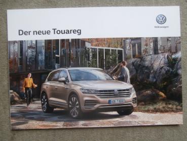 VW Touareg (Typ CR) +Design Paket Black Style +R-Line Prospekt Mai 2018