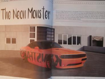 cars and stripes 6/2018 Geiger Cars Corvette C2 Cabrio, RAM 1500 Laramie,41 Willys Americar,2015er Show Camaro,