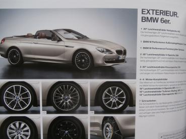 BMW 6er F12 F13 F06 +7er G11 G12 Zuehör Prospekt 2017 NEU