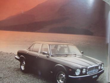Jaguar XJ 3.4 & 4.2 Limousine Prospekt Oktober 1982