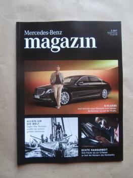 Mercedes Benz magazin 2-2017 S-Klasse,E63S T,E-Klasse Cabriolet,C-Klasse Matthias Malmedie,
