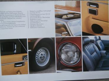 Jaguar XJ 3.4 & 4.2 Limousine Prospekt Oktober 1982
