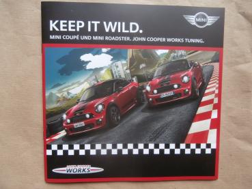Mini Coupé & Roadster +JCW Zubehör Prospekt 3/2013 NEU