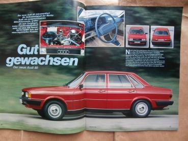 Gute Fahrt 9/1978 Audi 80 Typ 81, Westfalia LT28 Sven Hedin,LT40,VW 181 von der Bundeswehr,