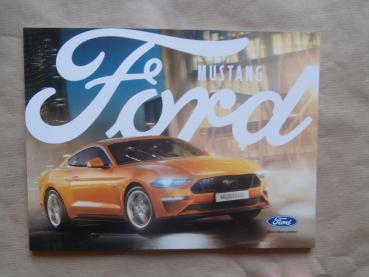 Ford Mustang Fastback Convertible 2,3l 5,l TiVCT V8 Prospekt Dezember 2017