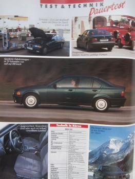 rallye racing 1/1994 Toyota Supra vs. M3 E36 Coupé vs. 911,BMW 325i E36 Dauertest, Fiat Coupé,Dauertest Astra GSi,